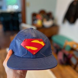 Leather Superman hat
